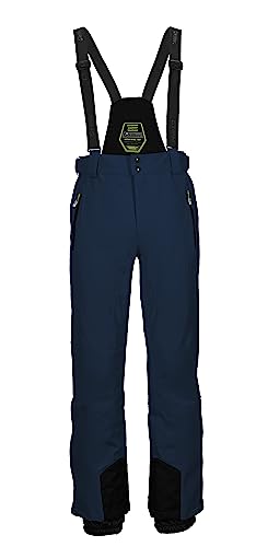 killtec Herren Skihose/Funktionshose mit abnehmbaren Trägern, Kantenschutz und Schneefang Enosh, dunkelpetrol, M, 30920-000 im Sale